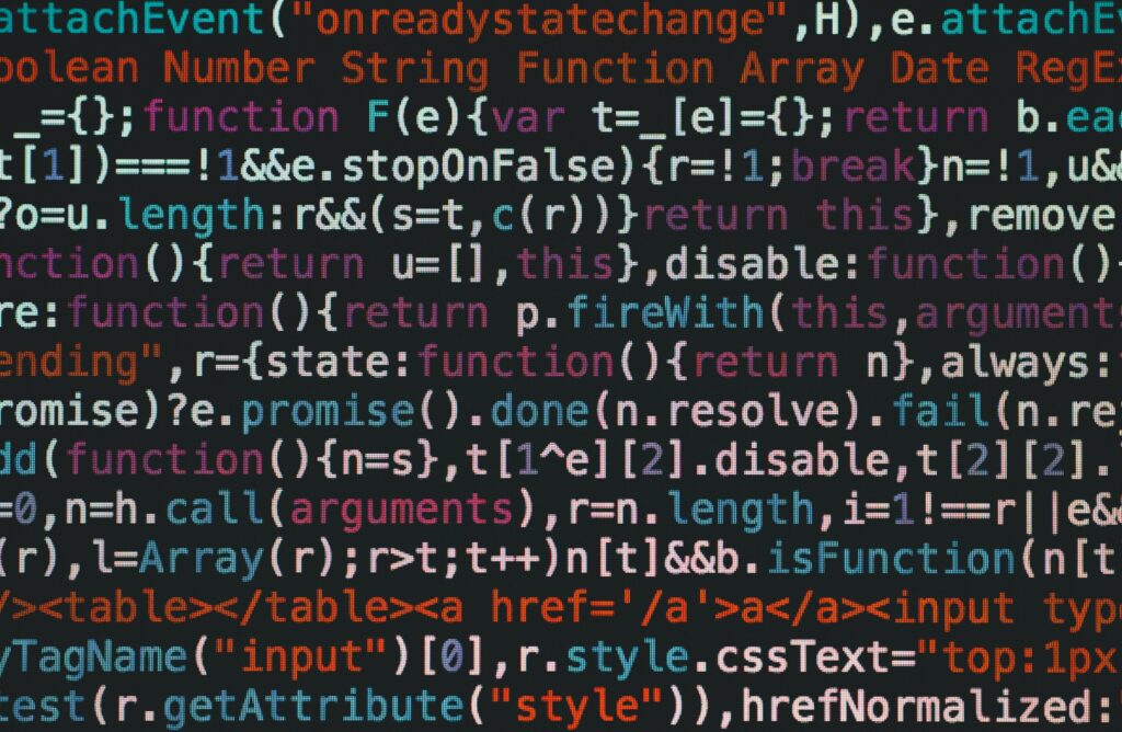 has coding in it and the word Google Algorithm on top of it